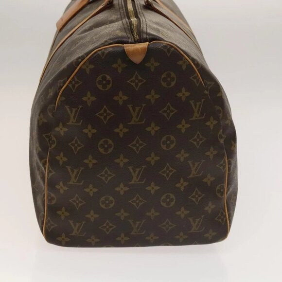LOUIS VUITTON Monogram Keepall 55 Boston Bag M41424 LV Auth ar13730 - Picture 6 of 16